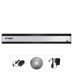 16路同轴网络远程监控主机DVR